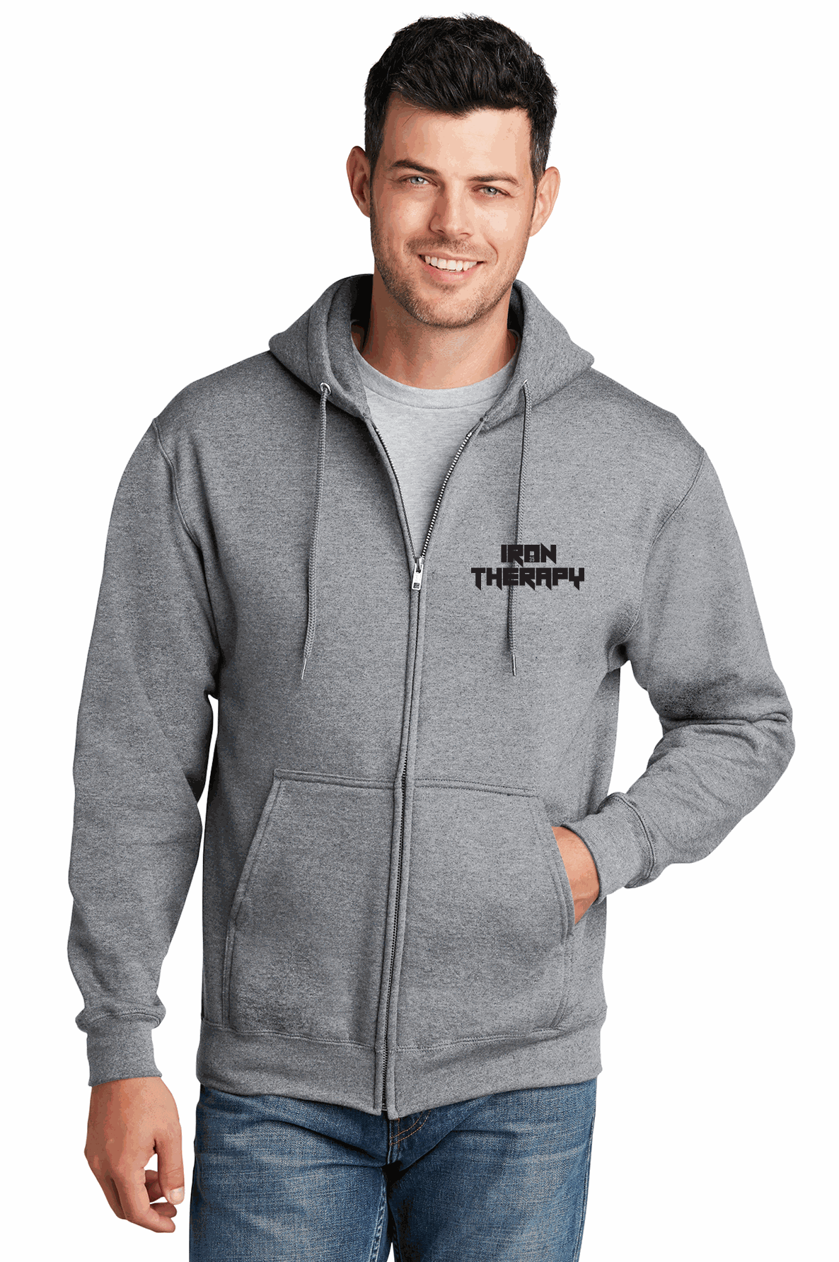 Iron Therapy workout jacket unisex design for active lifestyle