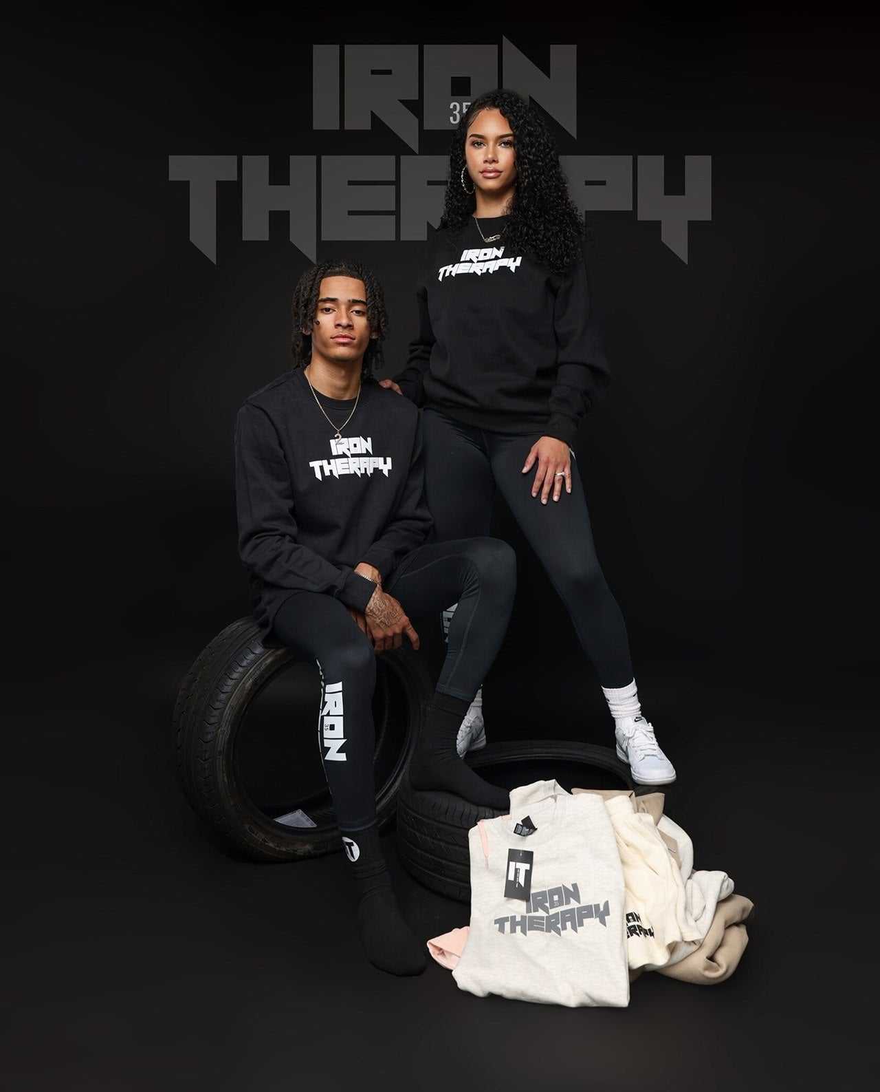 therapeutic crewneck sweater with iron therapy