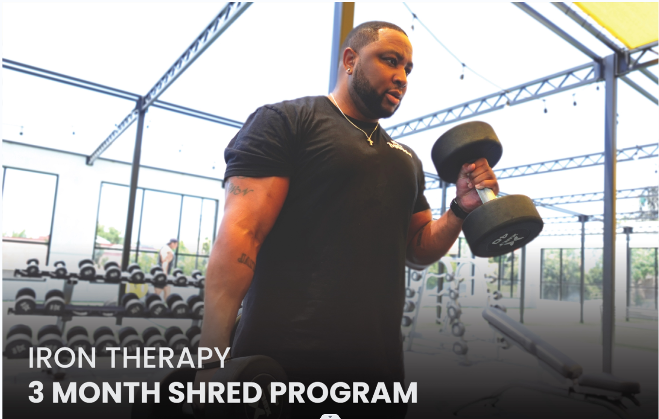 Iron Therapy Training Program with free Tshirt