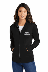 Black Unisex Iron Therapy Activewear Gym Jacket for Workouts