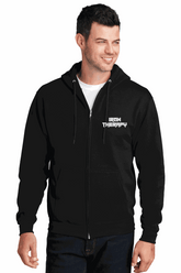 Black Unisex Iron Therapy Activewear Gym Jacket for Workouts