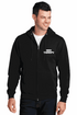 Black Unisex Iron Therapy Activewear Gym Jacket for Workouts