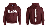 Premium unisex hoodie with inspirational graphics