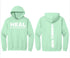 Soft pullover hoodie with healing message
