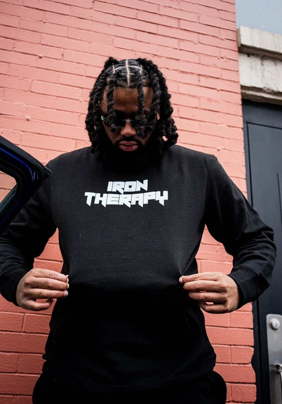 therapeutic crewneck sweater with iron therapy