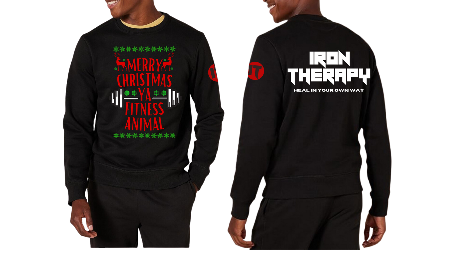 Christmas Crew Neck Sweater featuring a festive holiday-inspired design, soft comfortable fabric, and a relaxed fit, perfect for seasonal gatherings, winter wear, and cozy holiday celebrations.