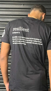 Iinspirational resilient tees t-shirt for empowerment