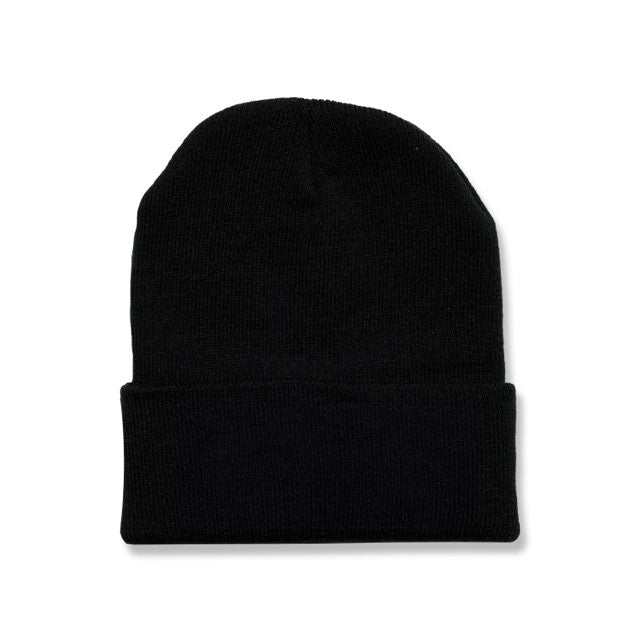 Black beanie head warmer for tech industry professionals